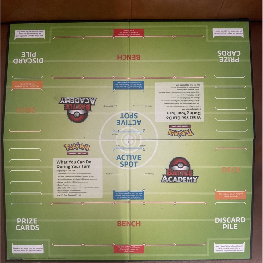 2022 Pokemon Battle Academy Board Game/ BOARD AND ACCESSORIES ONLY‎